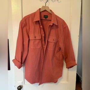 J. Crew Salmon Button-Up Shirt